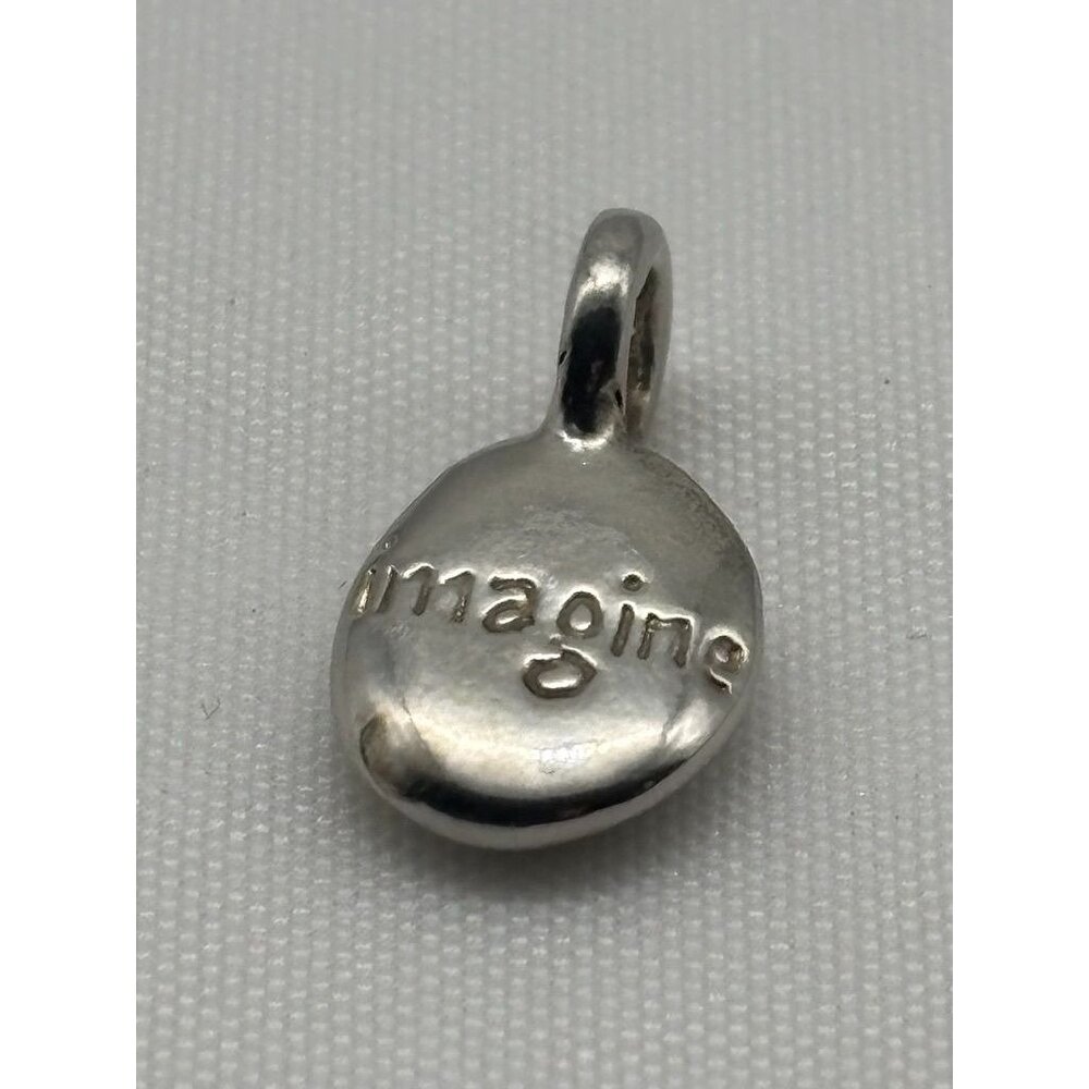 Lot of 3 Small Sterling Silver Charms Rocking Horse, College Charm, Nugget Charm - Picture 8 of 9